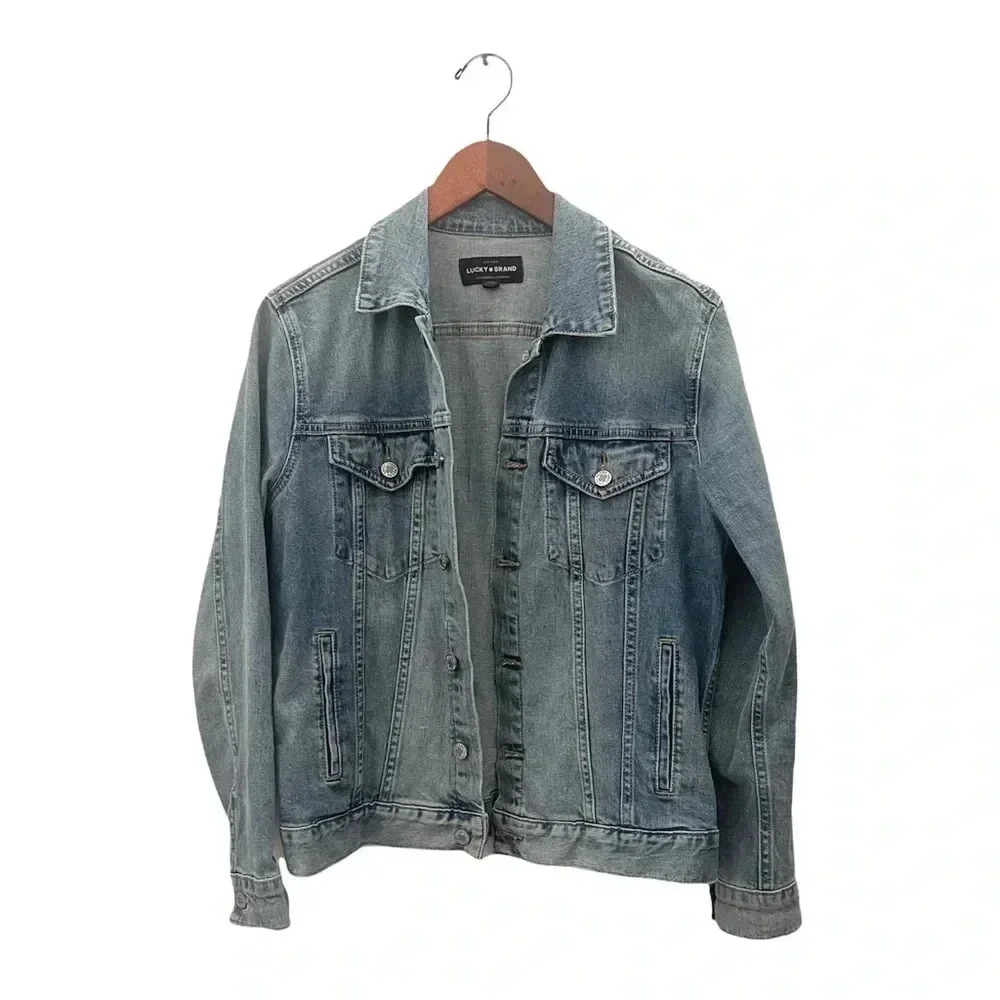 ❤️‍🔥HOST PICK❤️‍🔥 LUCKY BRAND Tomboy Trucker denim jacket